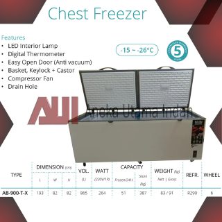 GEA AB-900-T-X AB-900TX AB900TX AB-900-TX MESIN PENDINGIN - PEMBEKU PENYIMPAN ICE CREAM DAGING BEKU SEAFOOD NUGGET