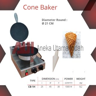 GETRA CB-1H CB1H CB 1H COMMERCIAL CONE BAKER - MESIN PEMBUAT ICE CREAM CONE - ICE CREAM SKIN MACHINE