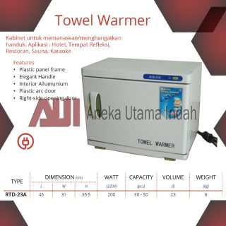 GETRA RTD-23A TOWEL WARMER - MESIN PENGHANGAT HANDUK - KABINET PEMANAS HANDUK
