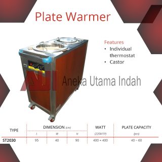 GETRA ST2030 PLATE WARMER - MESIN PENGHANGAT PIRING - ALAT MENGHANGATKAN PIRING KAPASITAS 40 - 60 PCS - ST-2030 ST 2030