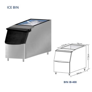 GEA IB-400 ICE BIN KABINET PENYIMPANAN ES UNTUK MESIN PEMBUAT ES BATU