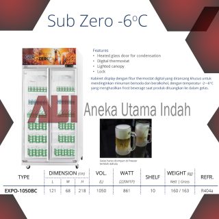 GEA EXPO-1050BC DISPLAY COOLER / BEER COOLER / SHOWCASE KHUSUS UNTUK MENYIMPAN BEER