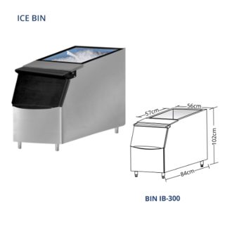 GEA IB-300 ICE BIN KABINET PENYIMPANAN ES UNTUK MESIN PEMBUAT ES BATU