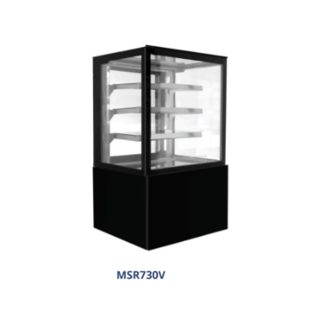 GEA MSR730V RECTANGULAR CAKE SHOWCASE BLACK / PEMAJANG & PENDINGIN KUE