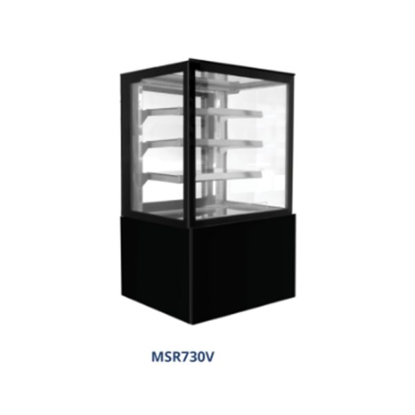 GEA MSR730V RECTANGULAR CAKE SHOWCASE BLACK / PEMAJANG & PENDINGIN KUE