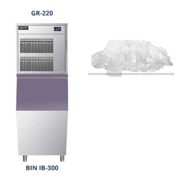GEA GR-220 GRANULAR ICE MAKER / PEMBUAT ES BATU BENTUK GRANULA