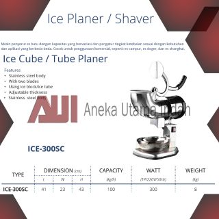 GEA ICE-300SC MESIN ICE CRUSHER / ICE PLANNER / MESIN SERUT ES