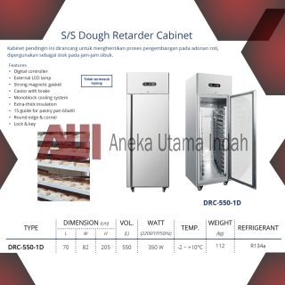 GEA DRC-550-1D DOUGH RETARDER CABINET - KABINET PENCEGAH PENGEMBANG ROTI