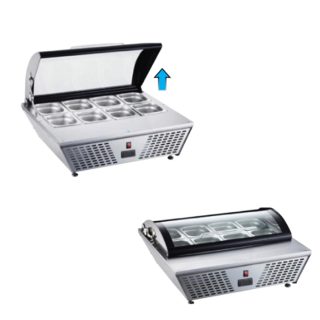 GEA RTW-67L TABLE TOP SALAD CASE / PEMAJANG SALAD DI ATAS MEJA