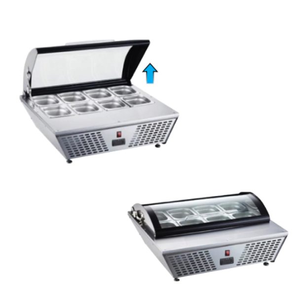 GEA RTW-67L TABLE TOP SALAD CASE / PEMAJANG SALAD DI ATAS MEJA