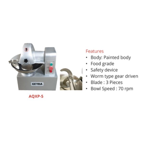GETRA AQXP-5 BOWL CUTTER / MESIN PEMOTONG DAGING DAN SAYURAN